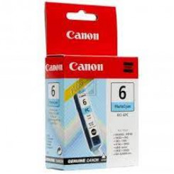 Canon BCI-6PC Photo Cyan Ink - 15 Ml. Original Cartridge - for Pixma iP-5000, iP-6000, iP-8500, i560, i865, i950, i965, i9100, i9950, S800, S900, S900 (only Photo Edition Printers)